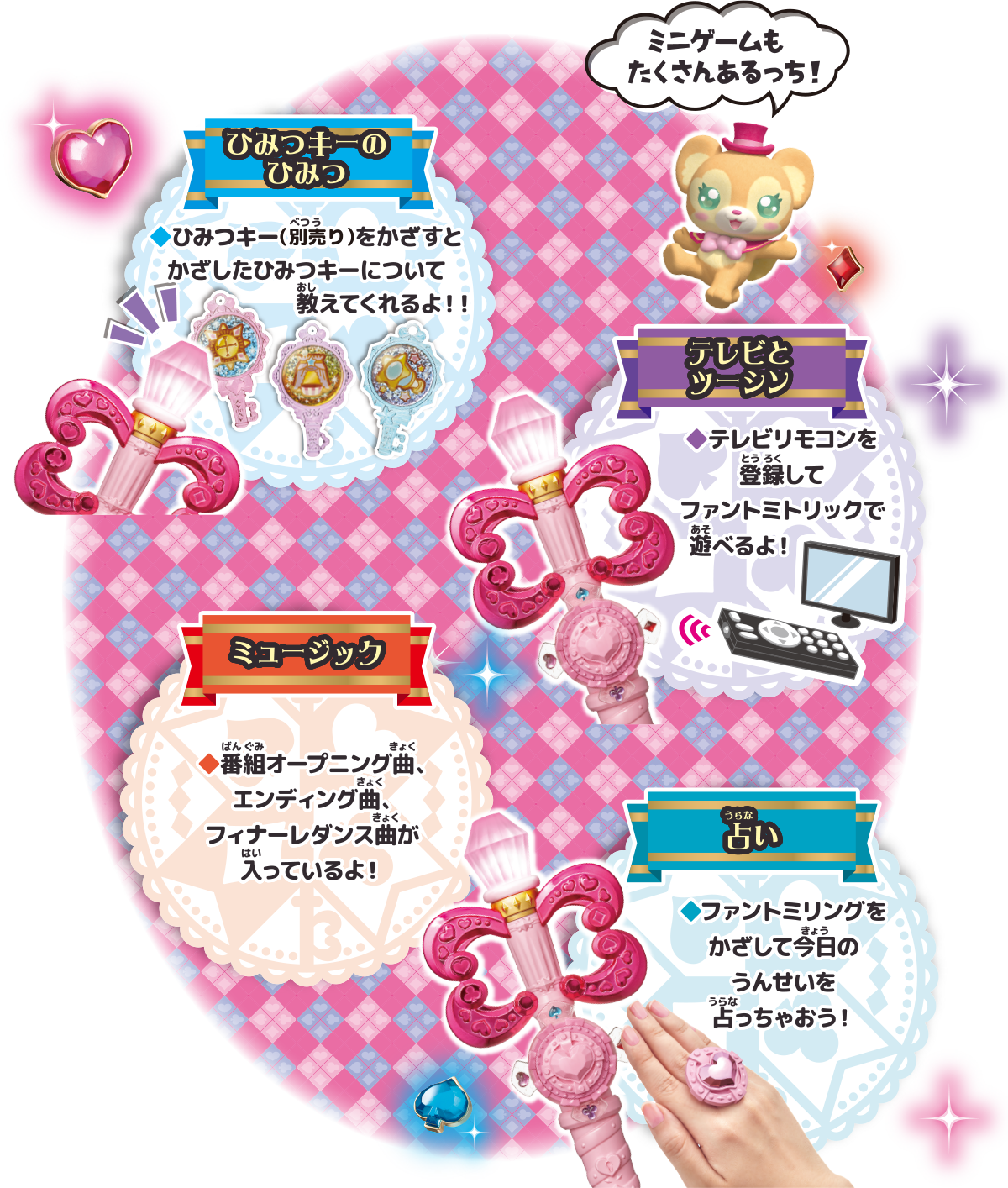 ファントミラージュ　ひみつアイテム 遊び方