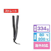 テスコム マイナスイオン ストレートアイロン ブラック TS460A-K