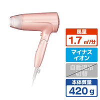 テスコム プロテクトイオン ヘアドライヤー ピンク TD460AP