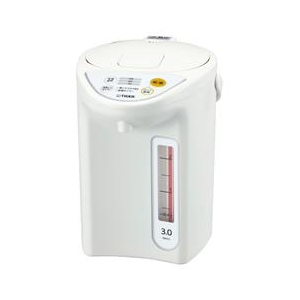 タイガー マイコン電動ポット(3．0L) ホワイト PDR-G301/W