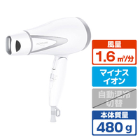 コイズミ マイナスイオンヘアドライヤー ホワイト KHD-9820/W